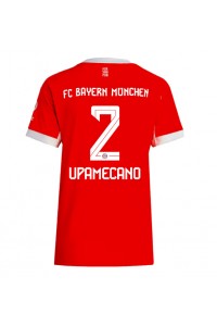 Bayern Munich Dayot Upamecano #2 Fotballdrakt Hjemme Klær Dame 2025-26 Korte ermer